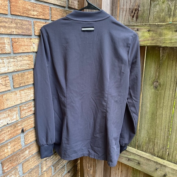 Beyond Scrubs Women's Charcoal Utility Jacket - Picture 3 of 3